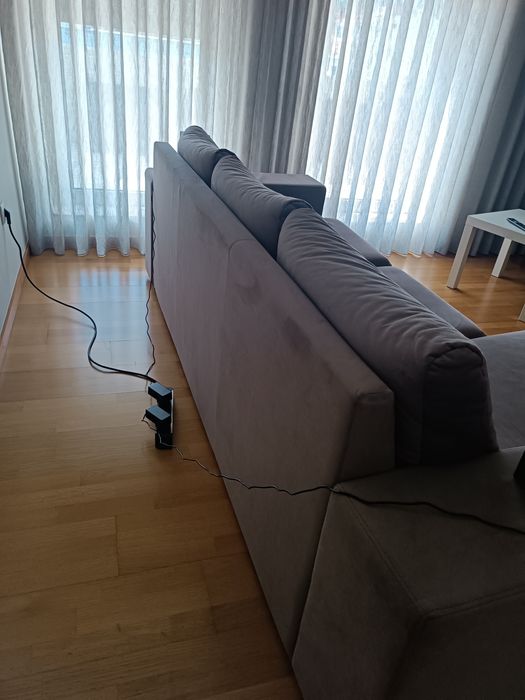 Sofá 3 lugares com chaise longue