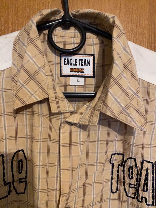 Рубашка на мальчика на рост 1,52см хлопок/вискоза