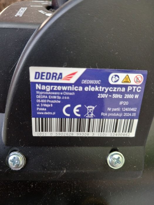 Nagrzewnica elektryczna ptc 80zł Nowa!!!