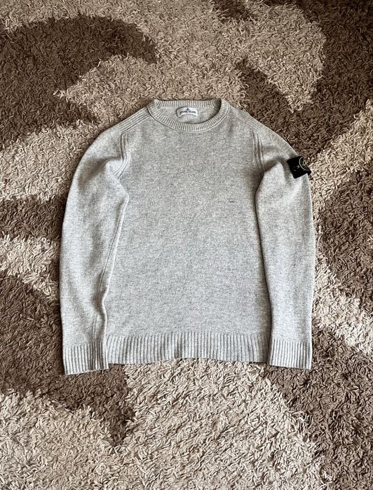Оригінал Сірий Светр/Світшот/Світер Stone Island Wool Khit S