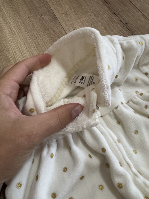 новий флісовий ромпер Carter's 92 розмір повномірний 24 months флісовий костюм одяг теплий демі одяг на осінь зимовий одяг
