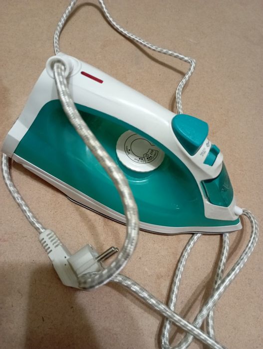 Електропраска Smart із парогенератором, біло бірюзовий