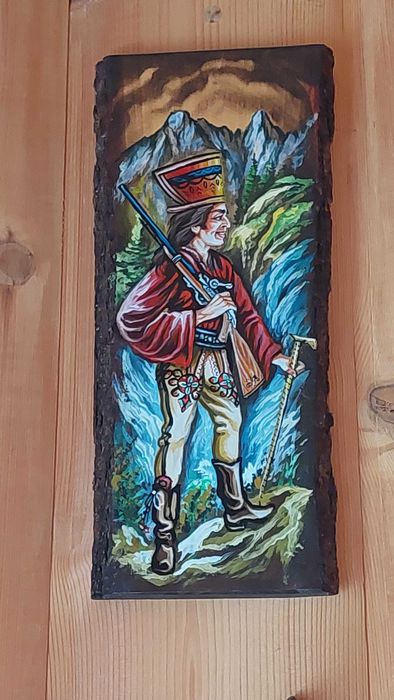 Rzeźby góralskie piękne, na ścianę