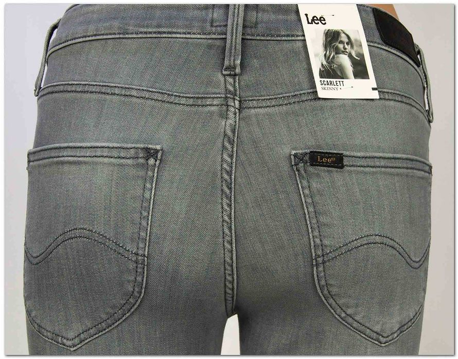 Spodnie damskie Lee Scarlett Grey Skinny W27 L35