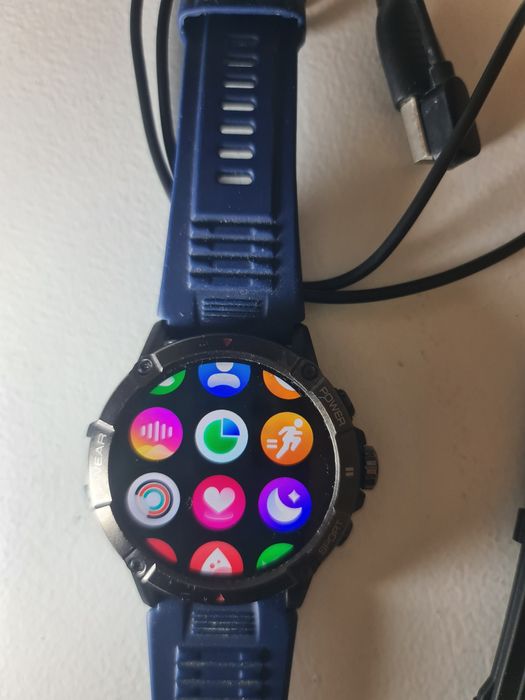 Smartwatch G-Wear Completo, Atende Chamadas, Câmara Remota 2 bracelete