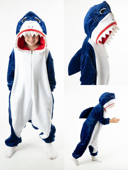 110-164 Кігурумі тепла піжама дракон пінгвін акула 122 128 140 146 158