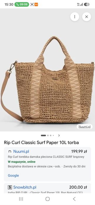 Nowa torebka Rip curl na lato