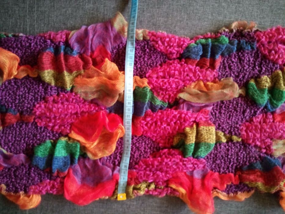 Piękny szal boho etno 165 cm