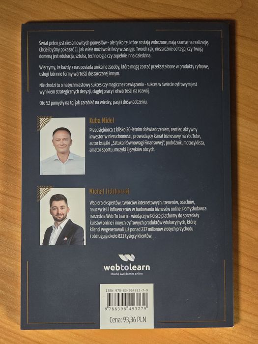 Jak zarabiać na wiedzy książka