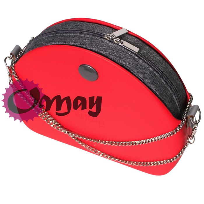 Szary organizer do OBAG MOON LIGHT len 2 kieszenie wkład OMAY