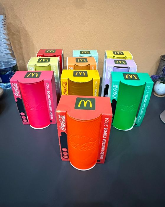 Copos McDonald's edição 2024 e 2025