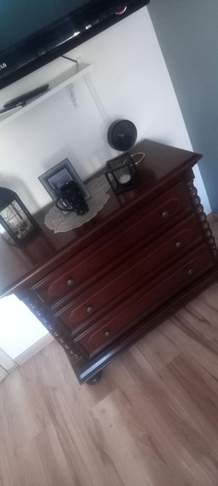 Komoda dębowa (lustro gratis)