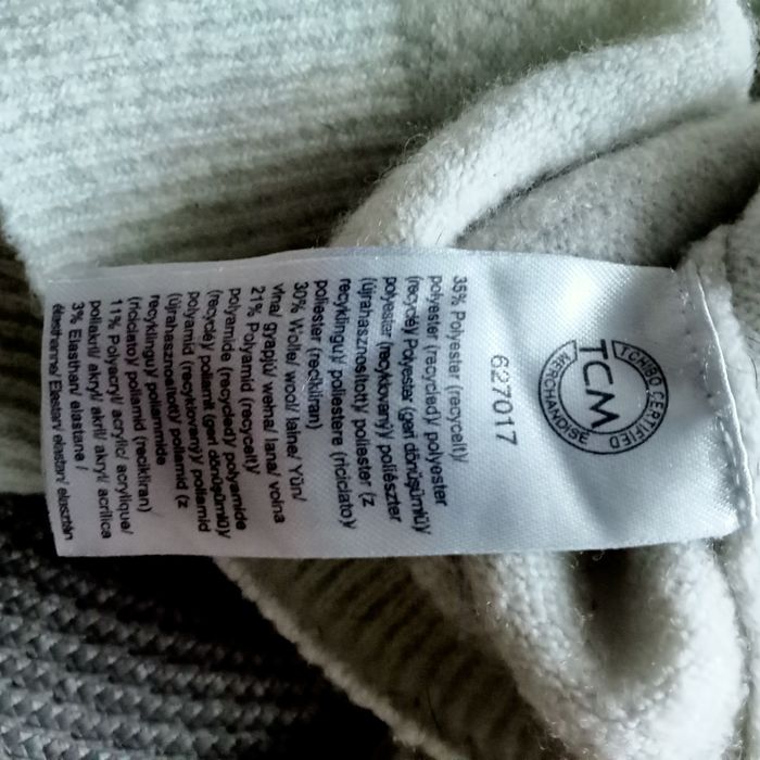 Sweter damski z wełną Essentials by Tchibo 40/42