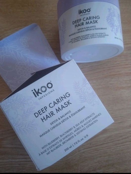 Nowa maska do włosów ikoo Deep Caring Mask Detox & Balance 200 ml
