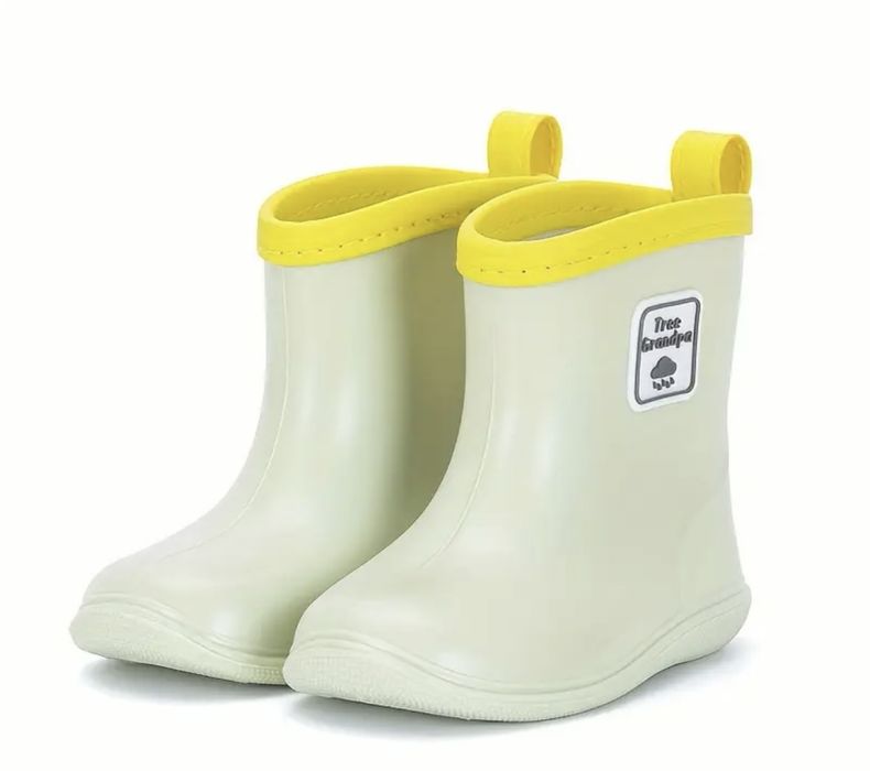 Гумові чоботи, взуття на дощ. Зручна неслизька гнучка підошва