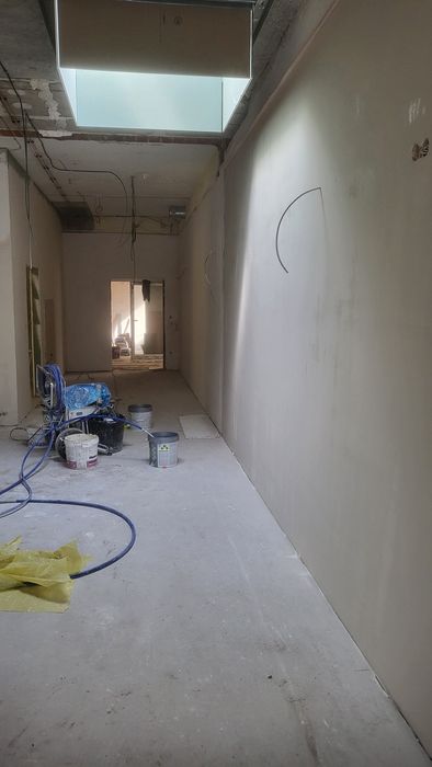 Wykończenia Wnętrz. Płytki Duży Format 120x120 cm. Szpachlowanie ścian Gips-Karton Remont