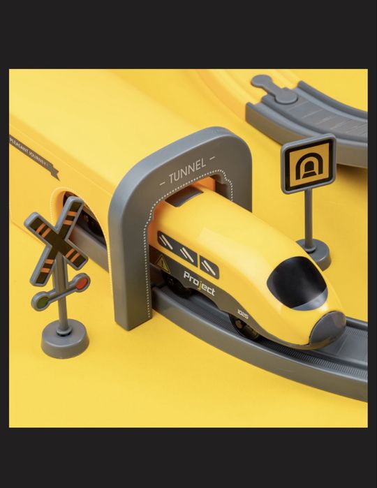 Електрична залізниця OTAMANKO Мандрівний експрес жовта 92 деталі