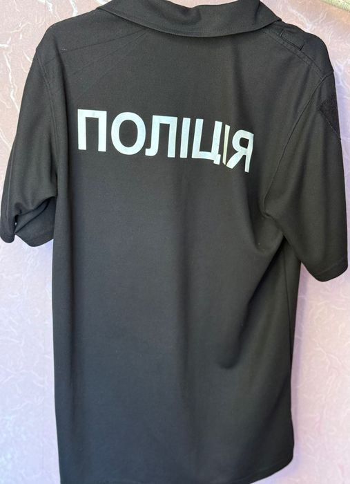 Футболка Поло поліція синього кольору