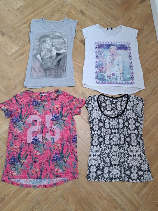 Zestaw bluzek koszulki T shirt s