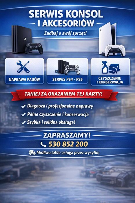 Konsola PS4 Pro 1 TB | Gwarancja 3 miesiące | Serwis