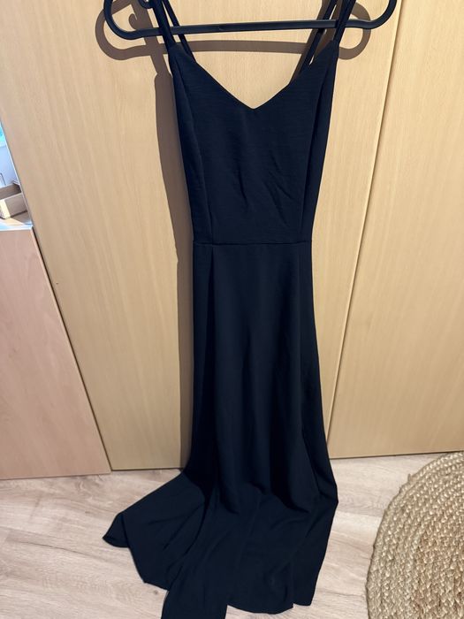 Vestido comprido preto