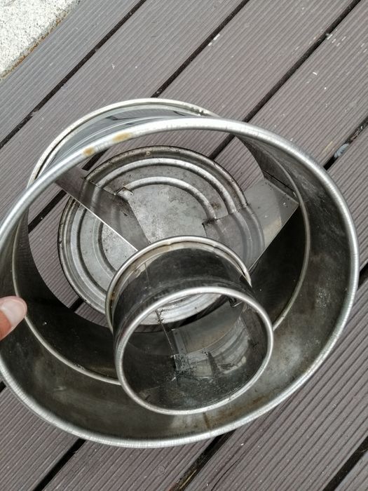 Chaminé de tambor de aço inoxidável 304 - 100 mm