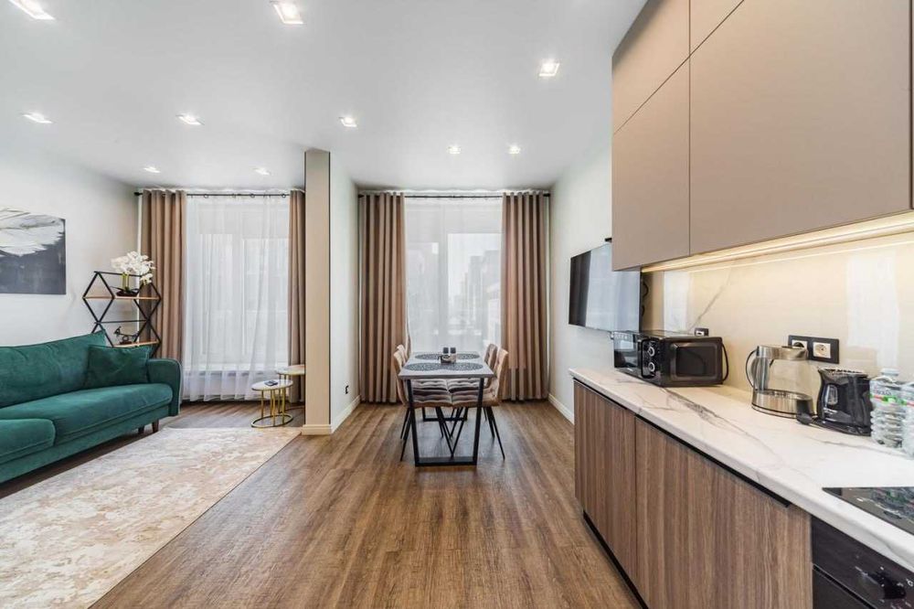 LUX-апартаменты с видом на Днепр в ЖК Бартоломео. Посуточно, подобово