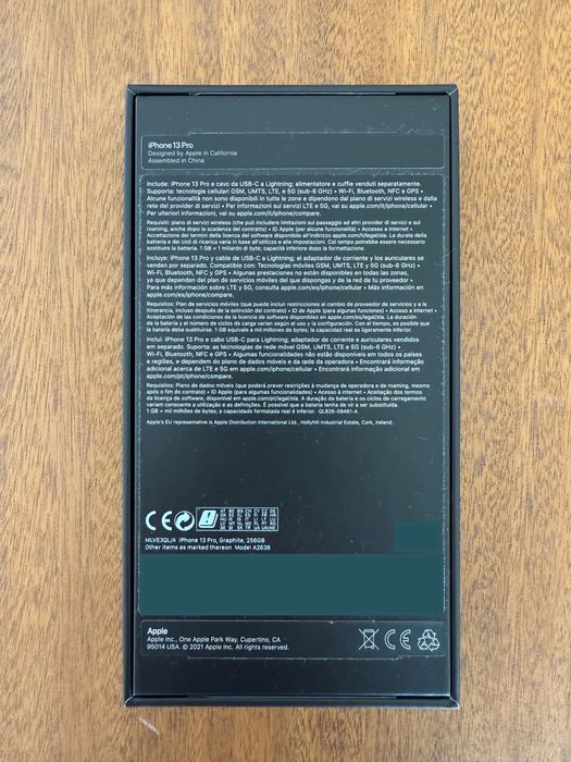 iPhone 13 Pro 256GB Grafite Preto — Como novo