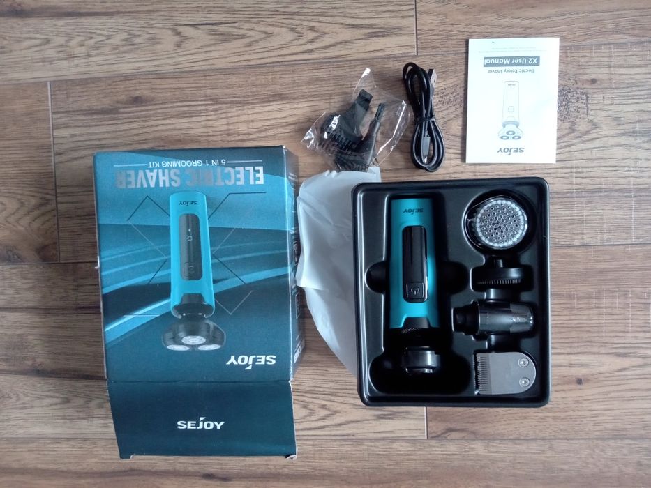 Golarka 5 w 1 wodoodporna SEJOY TXD-X2-BLULU