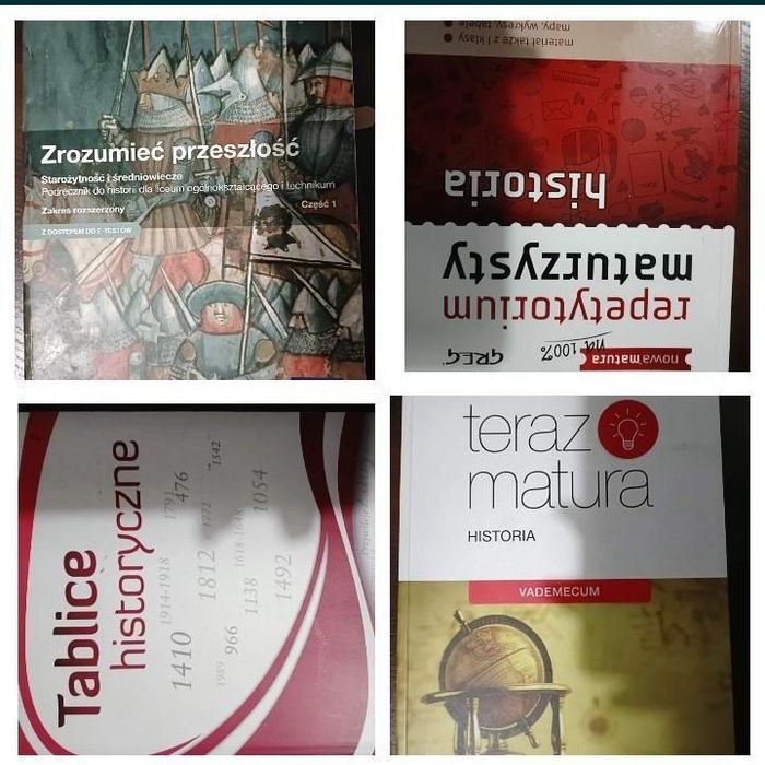 Podręczniki/ repetytoria do historii