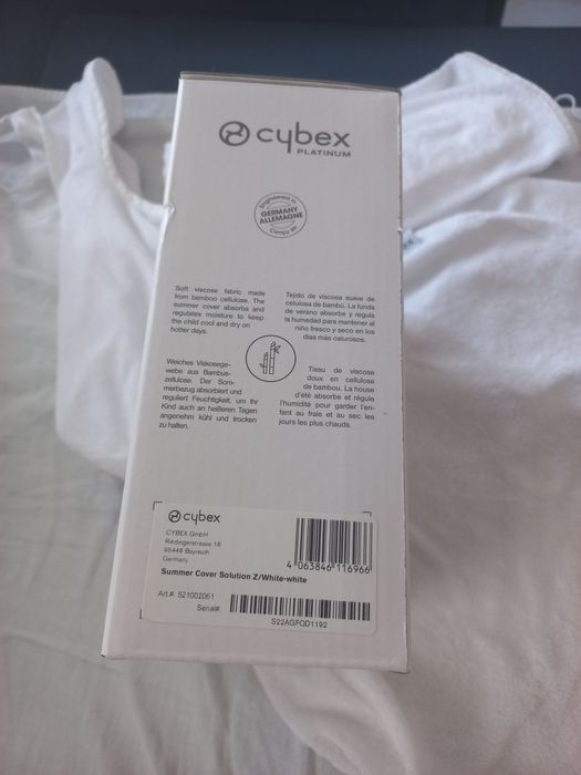 Cybex Summercover pokrowiec letni do fotelika Solution Z i Solution Z i-Fix White