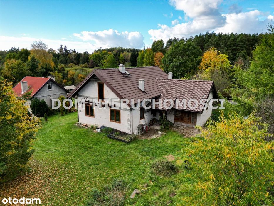 Dom stan surowa zamknięty 166m2, działka 2000m2