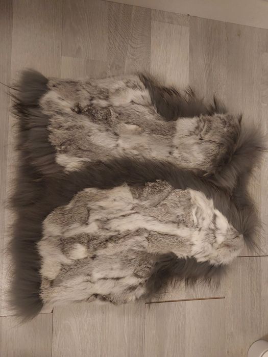 Futrzana kamizelka  dla kobiety i dziewczynki Futro z królika 146 XXS