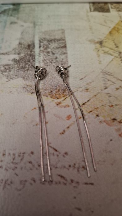 Сережки, серьги серебреные