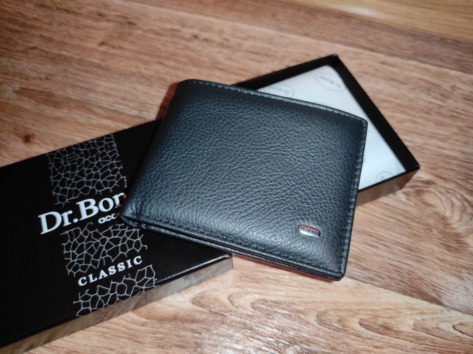 Гаманець чоловічий DR. BOND,шкіра