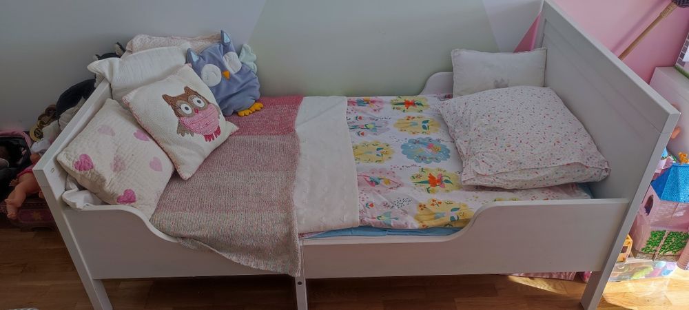 Cama para criança extensível com colchão