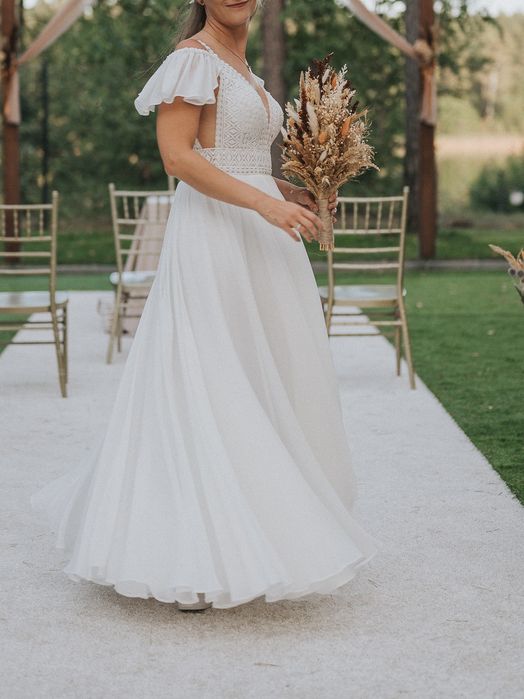 Sukienka/suknia ślubna Boho koronka