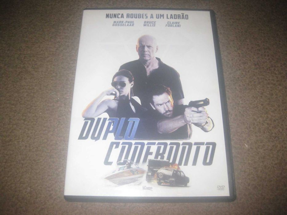 DVD "Duplo Confronto" com Bruce Willis/Raro!