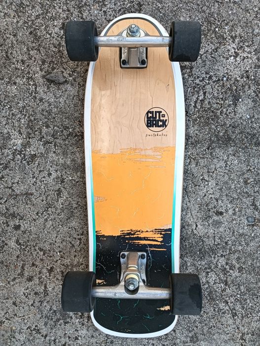 Surf skate cutback