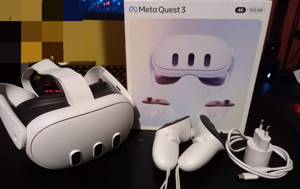 gogle vr quest 3 512gb + gwarancja