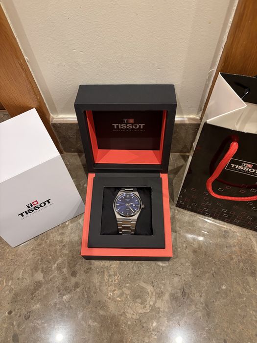 Relogio Tissot PRX Azul escuro