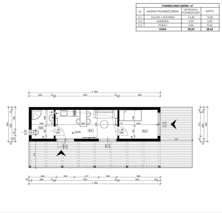 Dom modułowy! Nowoczesna Stodoła 50 m2 Całoroczny! Okazja!