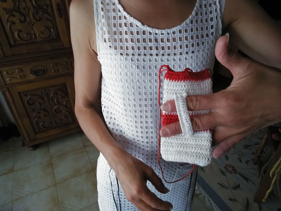 Carteiras para criança em crochet