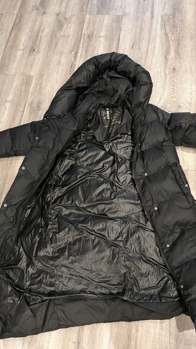 Зимове пальто довге куртка пуфер пуховик