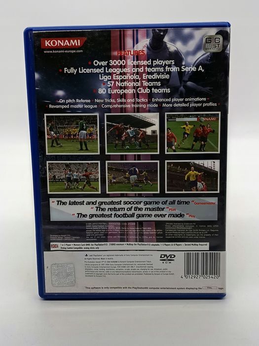 gra pro evolution soccer 5 ps2 sony playstation 2 (ps2)