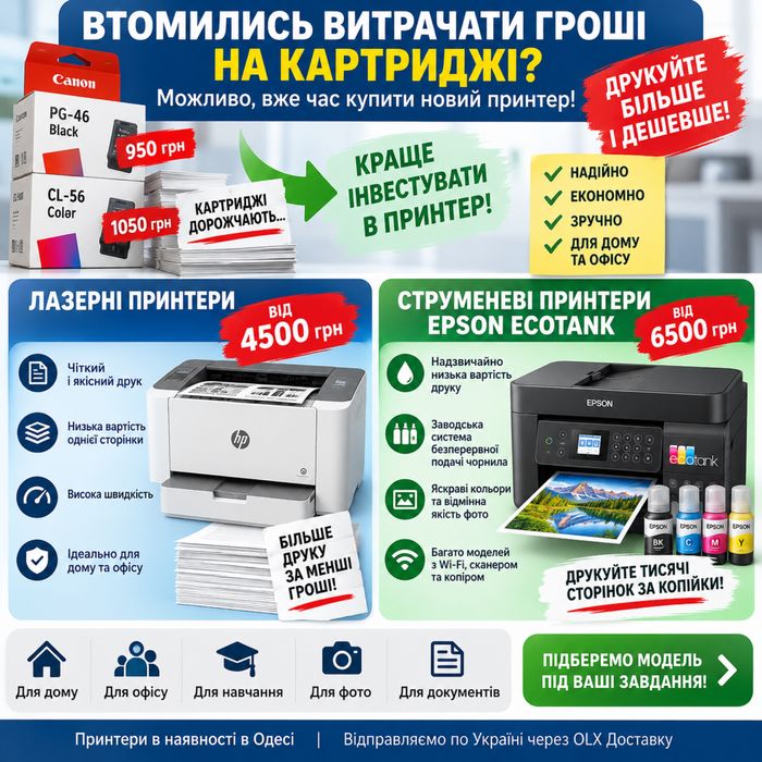 Картриджі Canon струменеві 445 446 540 541