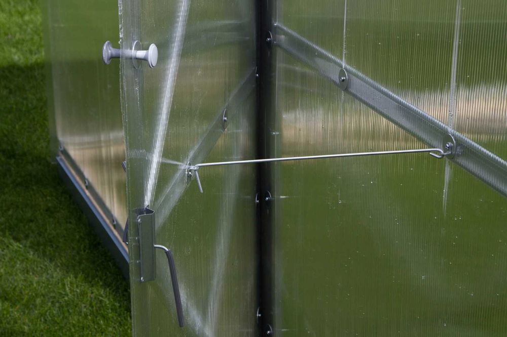 Szklarnia od 3x4 do 3x12 z poliwęglanu | 180 kg/m² | 10 lat gwarancji