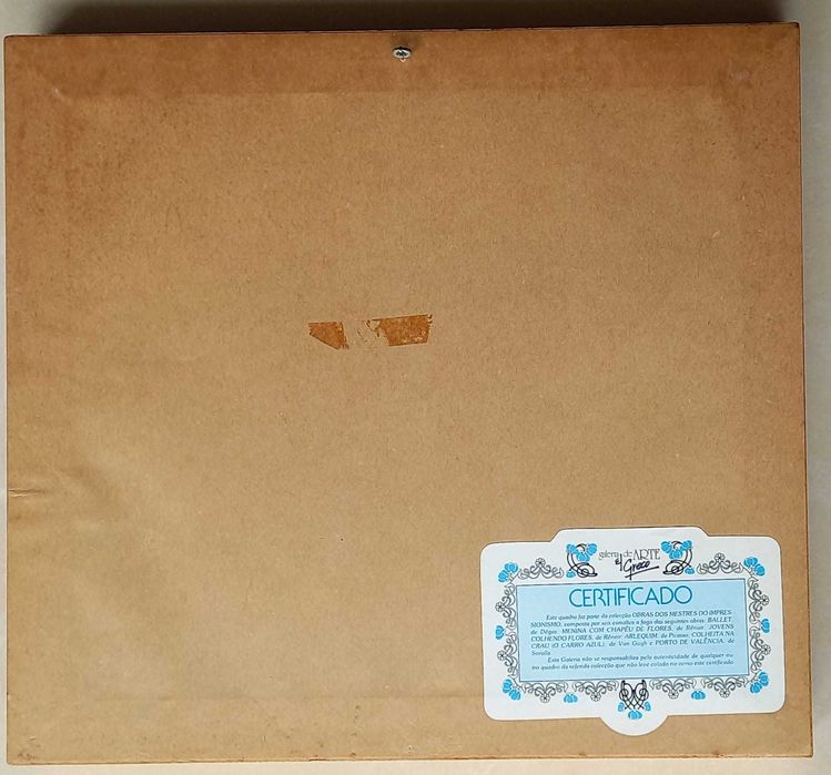 Vende-se 2 quadros Renoir e 1 Van Gogh