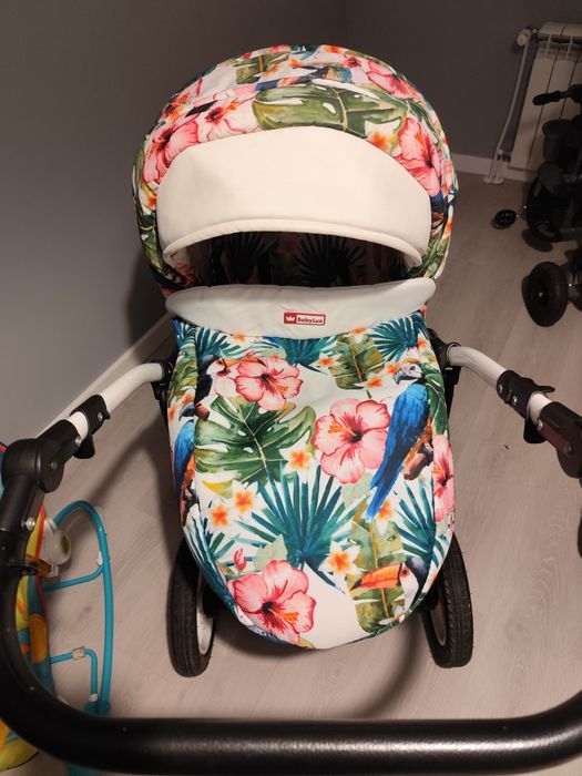 Wózek 3 w 1 dla dziewczynki