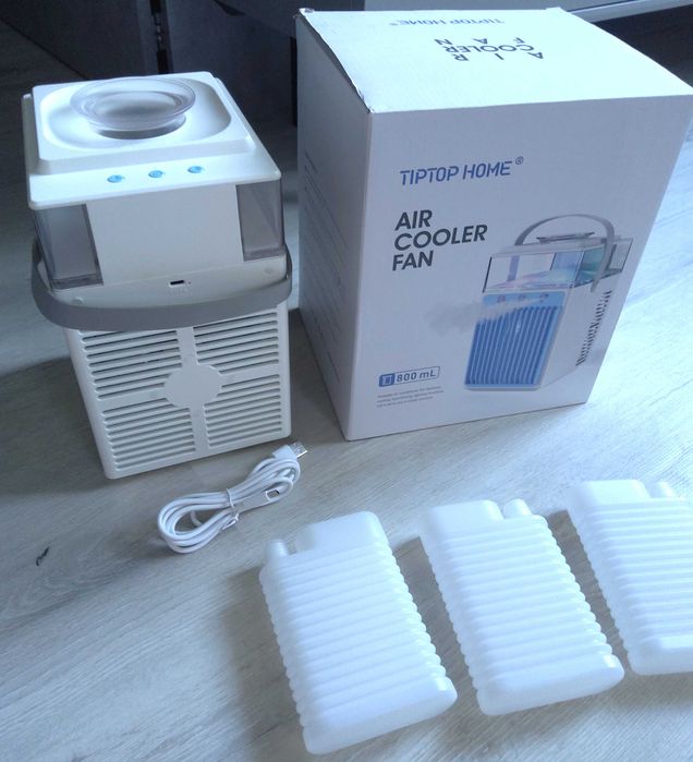 2w1 Nawilżacz Przenośny klimatyzator klimator wentylator TipTop Home